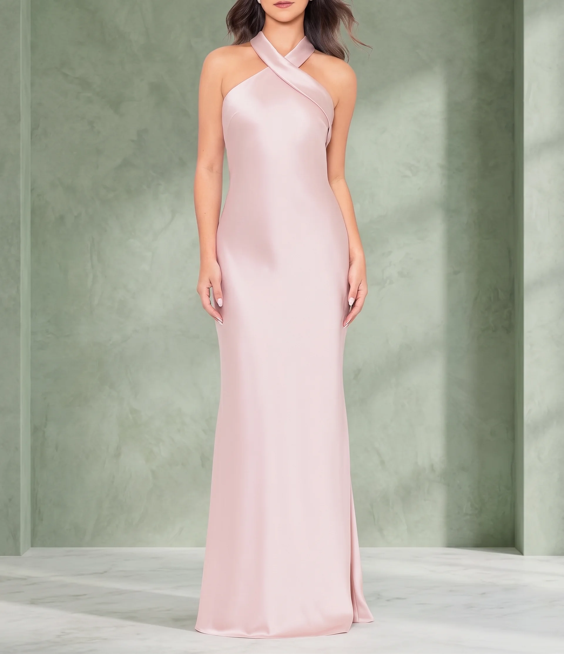 Vestido Oro rosa en color rosa