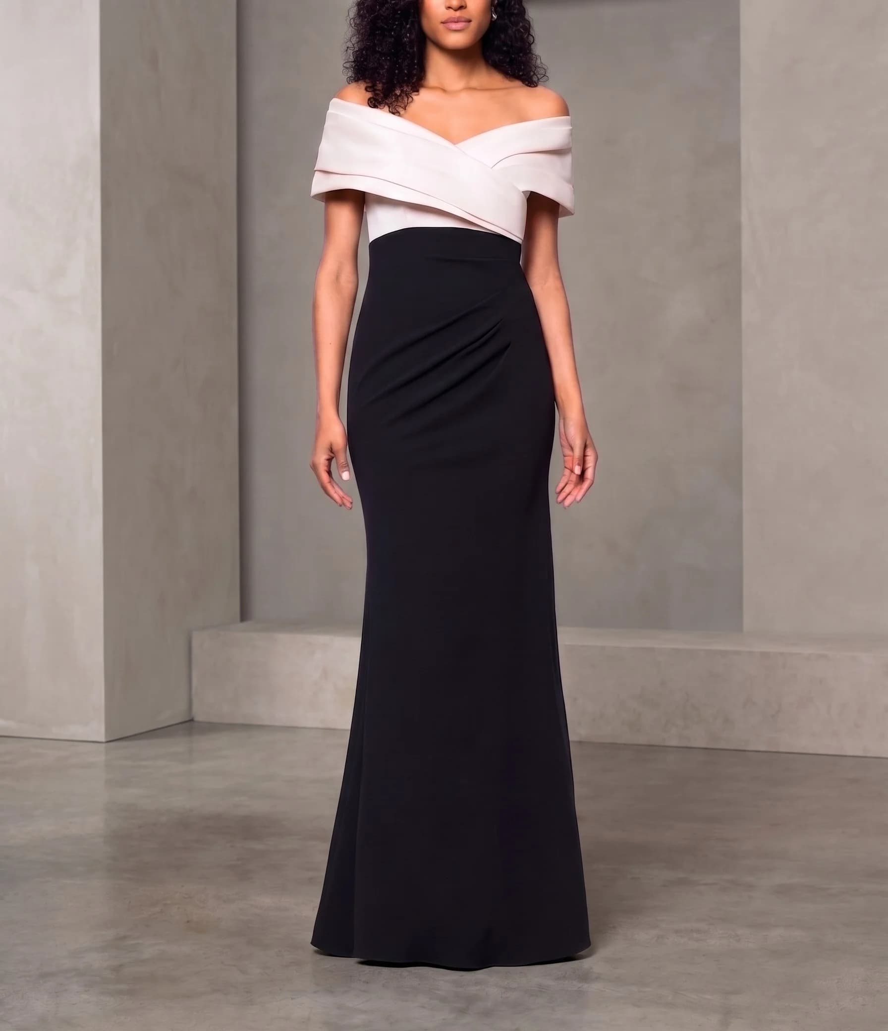 Vestido Negro perla en color negro