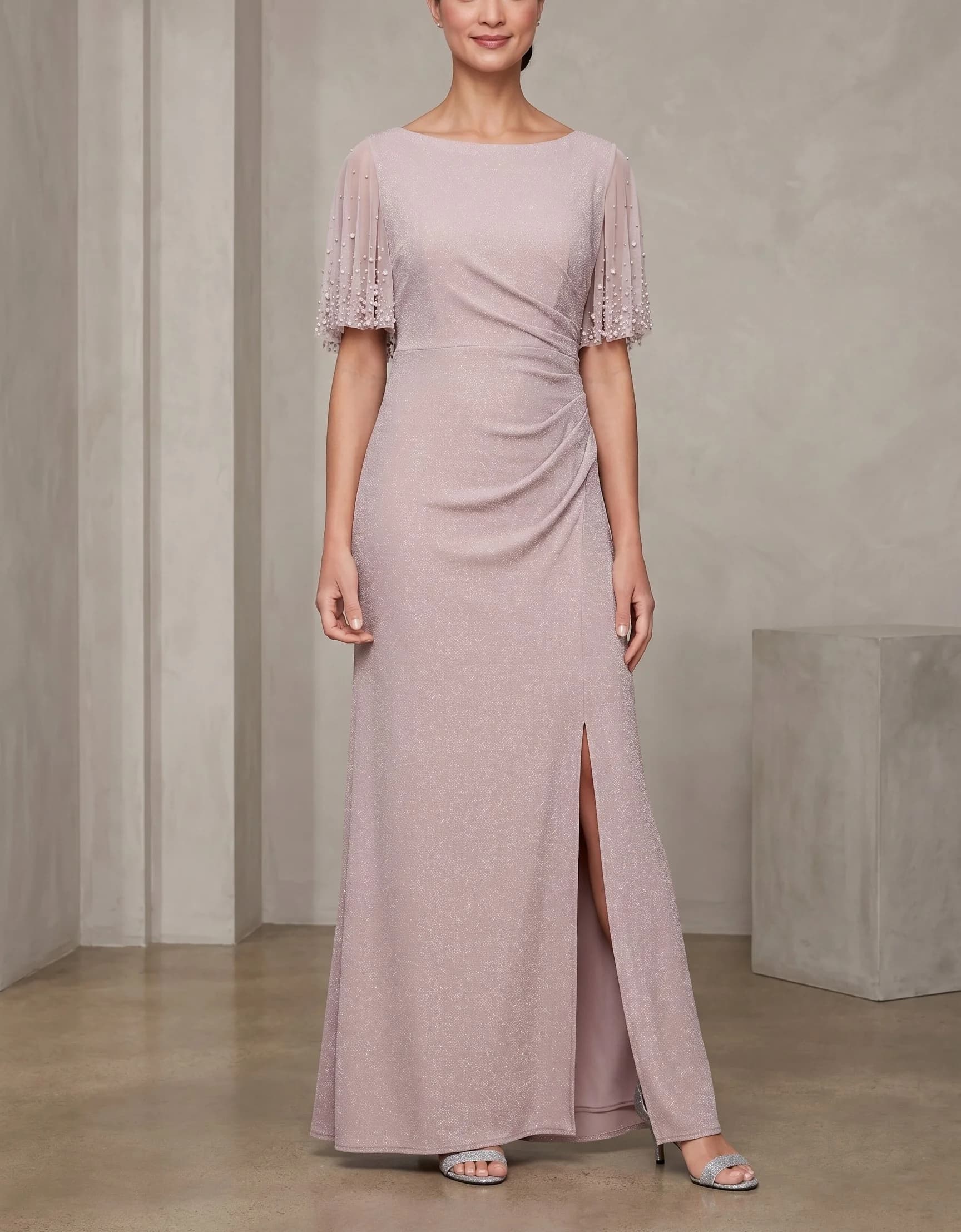 Vestido Lila suave en color rosa